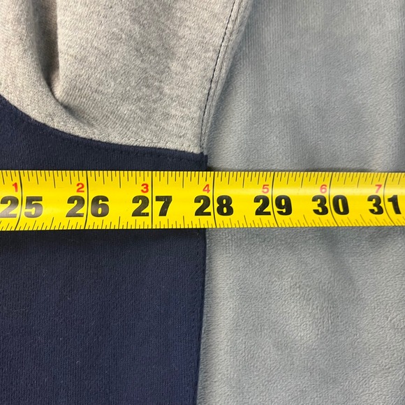 NWT Vtg Polo Ralph Lauren Full-zip Track Jacket Men's 2XL Cotton Blend Navy/Gray - Picture 5 of 7